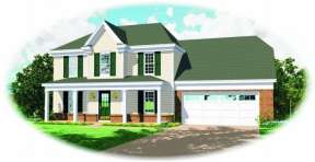 Country House Plan #053-00062 Elevation Photo