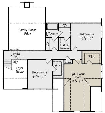 Second Floor for House Plan #8594-00256