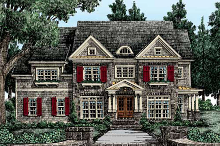 House Plan House Plan #21252 Front Elevation 