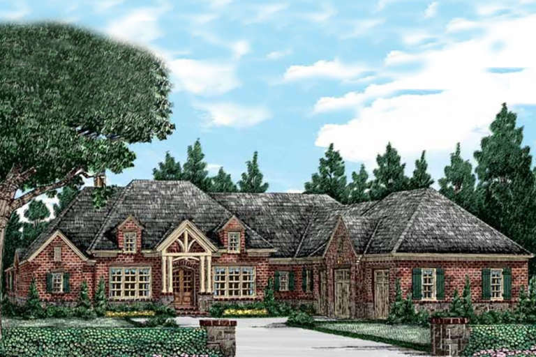 House Plan House Plan #21253 Front Elevation 