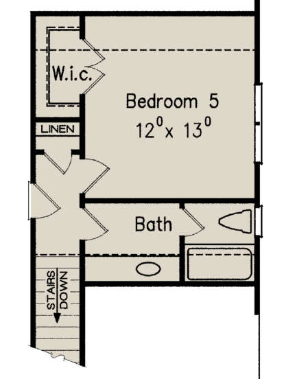 Optional Second Floor for House Plan #8594-00258