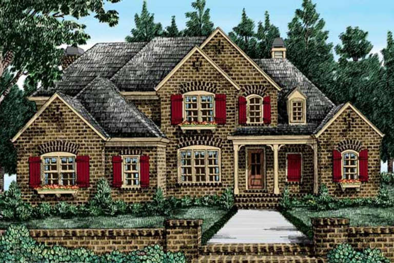 House Plan House Plan #21255 Front Elevation 