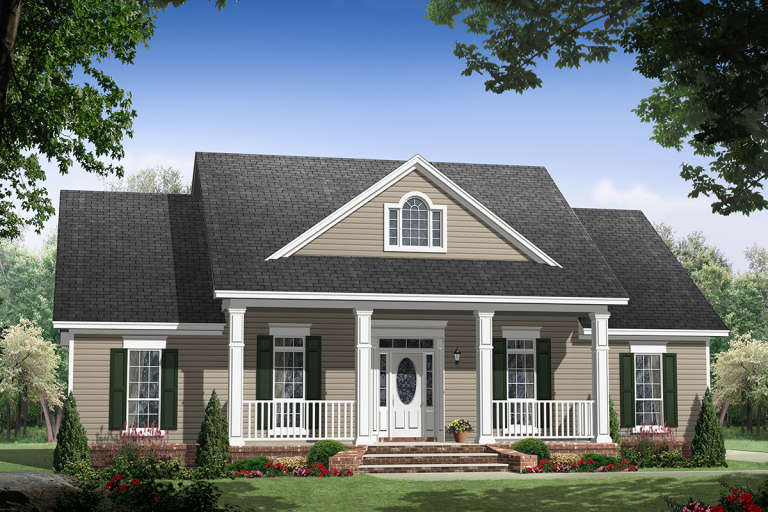 House Plan House Plan #21257 Front Elevation 