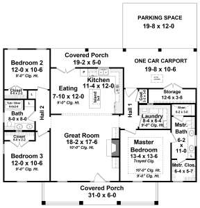 Main Floor for House Plan #348-00284
