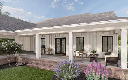 Modern Farmhouse House Plan #348-00285 Elevation Photo