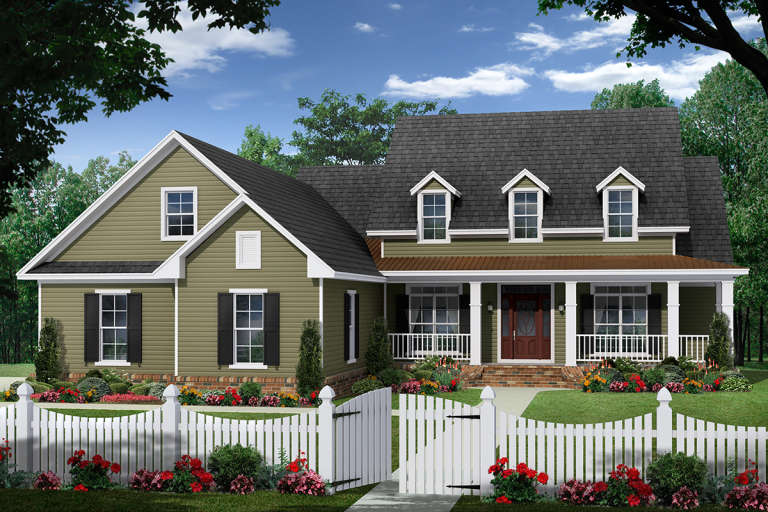 House Plan House Plan #21259 Front Elevation 