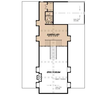 Second Floor for House Plan #8318-00117