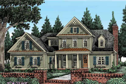 Traditional House Plan #8594-00263 Elevation Photo