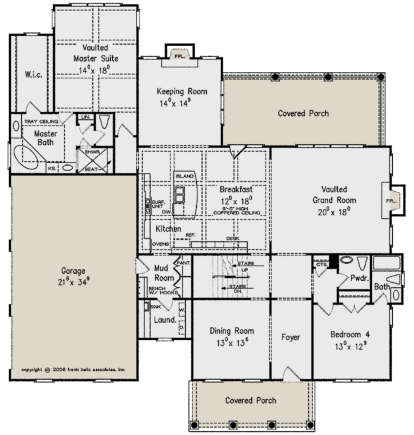 House Plan House Plan #21264 Drawing 1