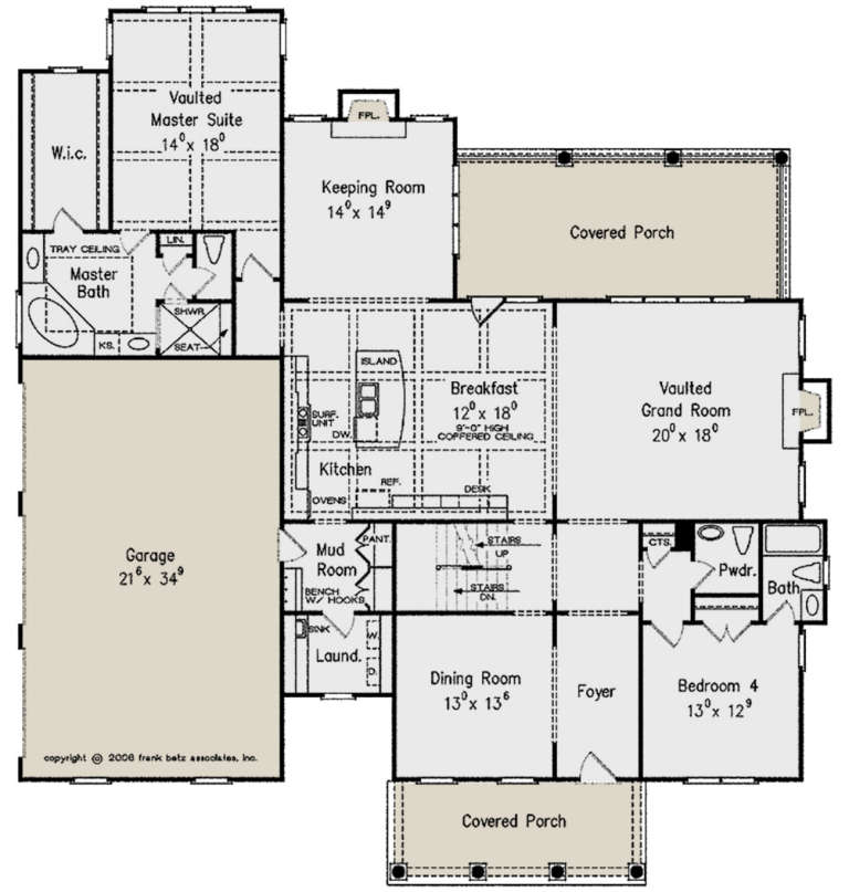 House Plan House Plan #21264 Drawing 1