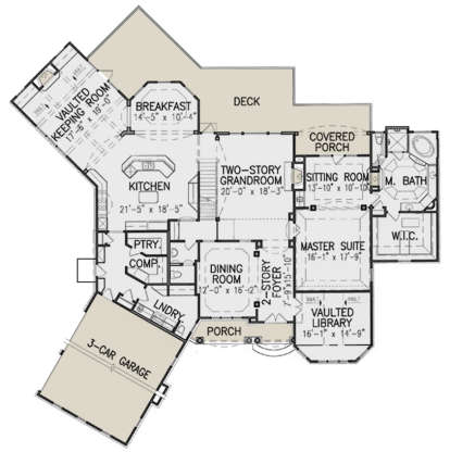House Plan House Plan #21281 Drawing 1