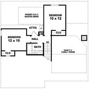 Second Floor for House Plan #053-00067