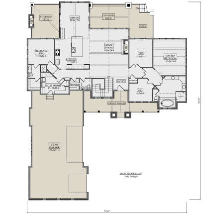 Main Floor for House Plan #5631-00098