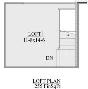 Loft for House Plan #5631-00100