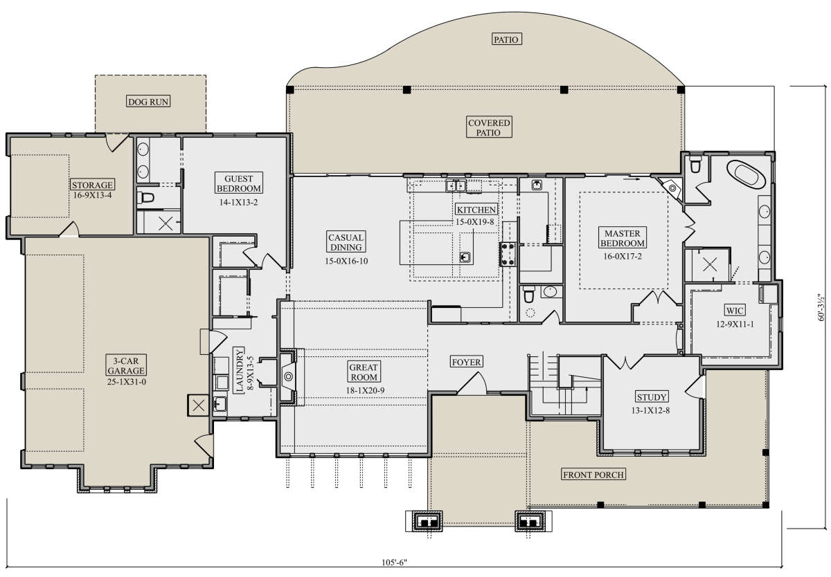Main Floor for House Plan #5631-00101