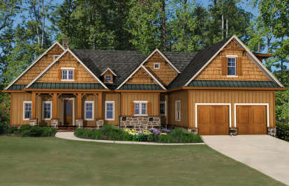 Craftsman House Plan #699-00192 Elevation Photo