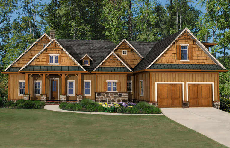 House Plan House Plan #21330 Front Elevation 
