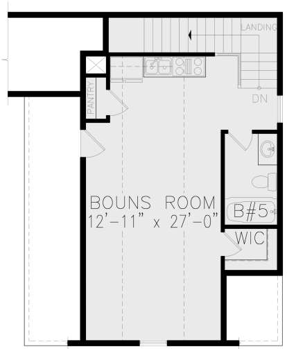 Bonus Room for House Plan #699-00192