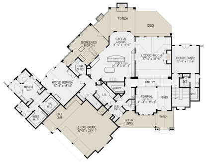 Main Floor for House Plan #699-00193