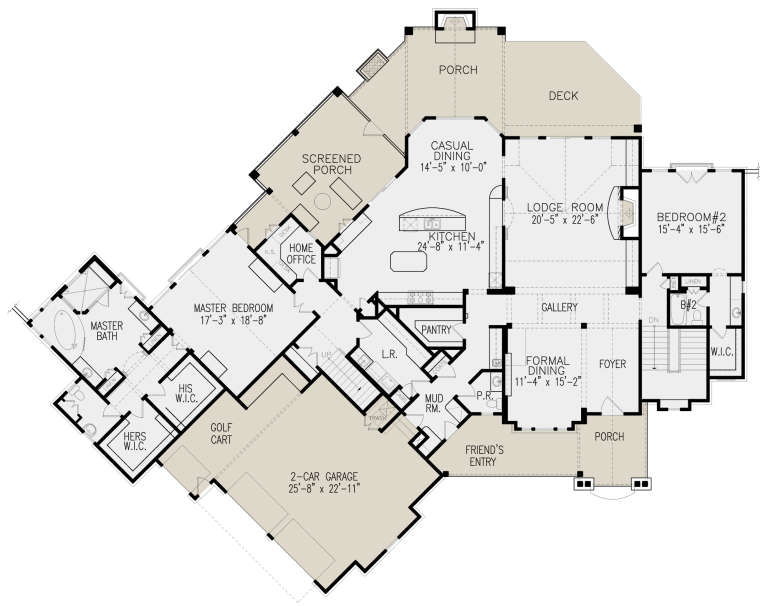 House Plan House Plan #21337 Drawing 1