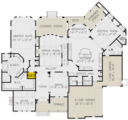 Main Floor for House Plan #699-00194