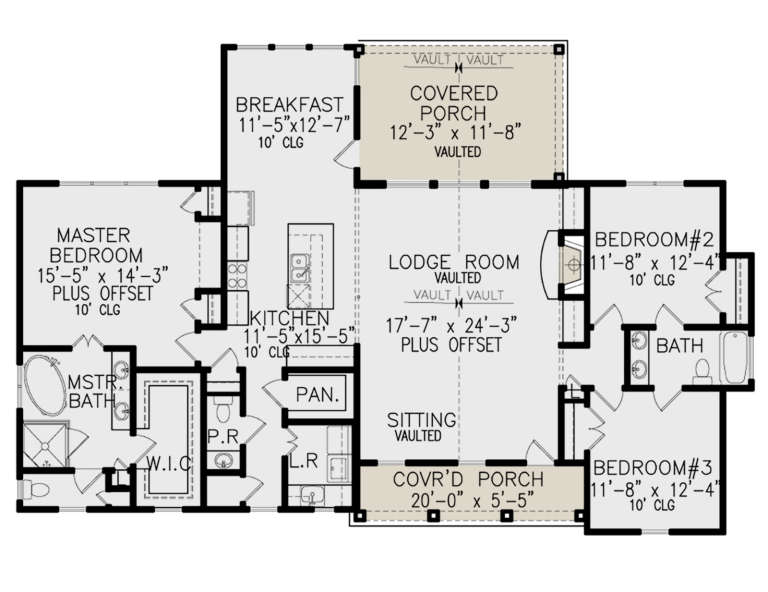House Plan House Plan #21351 Drawing 1