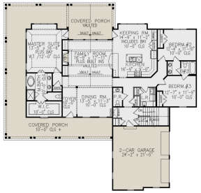 Main Floor for House Plan #699-00196