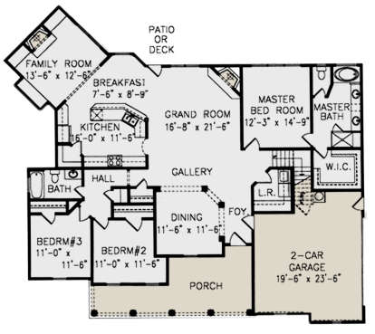 House Plan House Plan #21372 Drawing 1