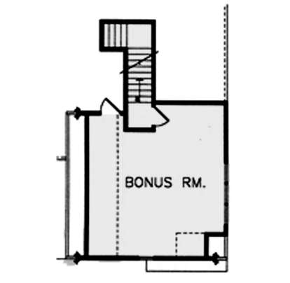 Bonus Room for House Plan #699-00198