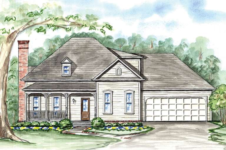 House Plan House Plan #21379 Front Elevation 