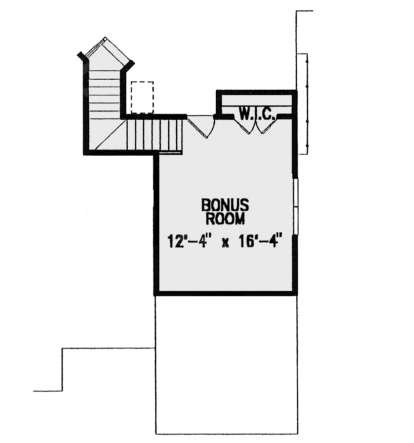 Bonus Room for House Plan #699-00199