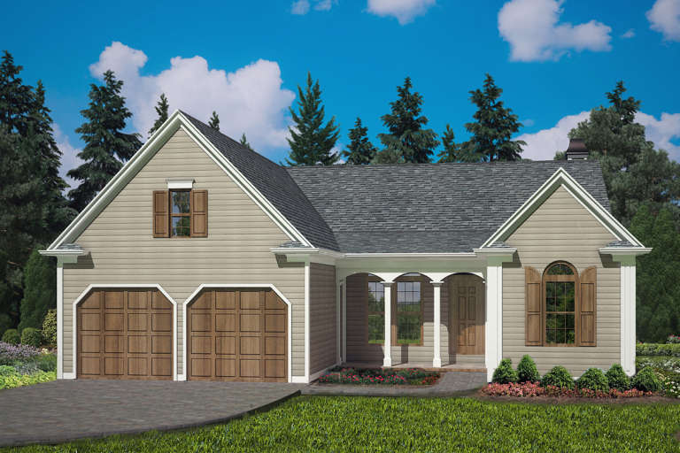 House Plan House Plan #21386 Front Elevation 
