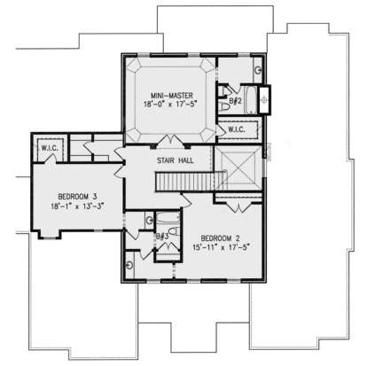 Second Floor for House Plan #699-00201