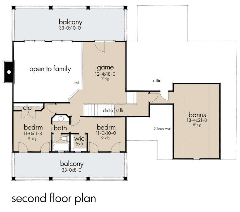 House Plan House Plan #21407 Drawing 2