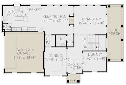 Main Floor for House Plan #699-00203