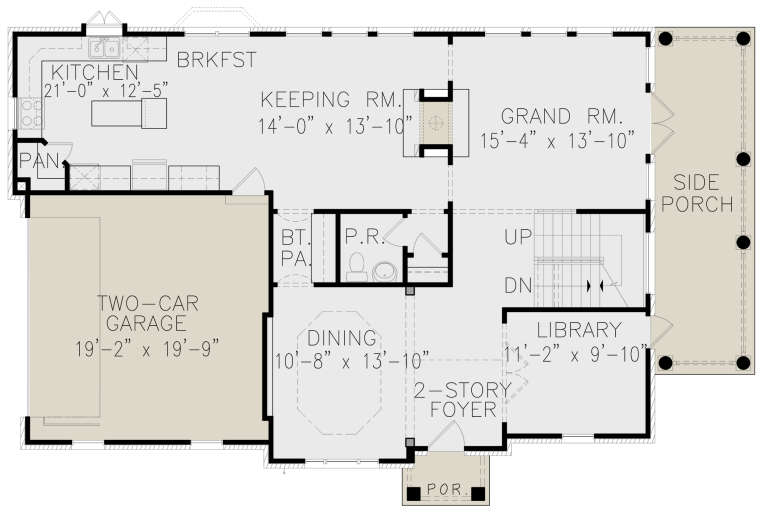 House Plan House Plan #21414 Drawing 1