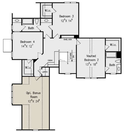 House Plan House Plan #21428 Drawing 2