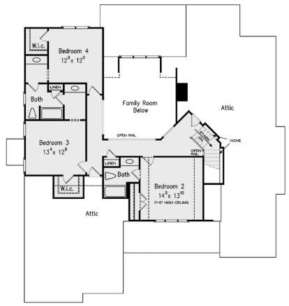 Second Floor for House Plan #8594-00265