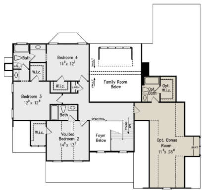 Second Floor for House Plan #8594-00266