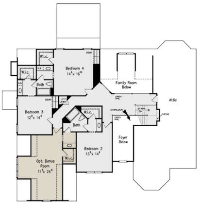House Plan House Plan #21449 Drawing 2