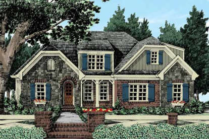 European House Plan #8594-00268 Elevation Photo