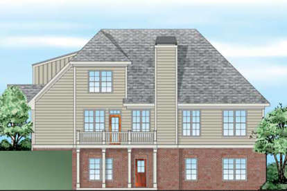 European House Plan #8594-00268 Elevation Photo