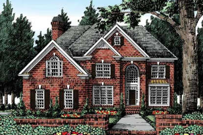 5 Bed, 4 Bath, 3260 Square Foot House Plan - #8594-00269