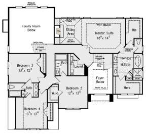 Second Floor for House Plan #8594-00269