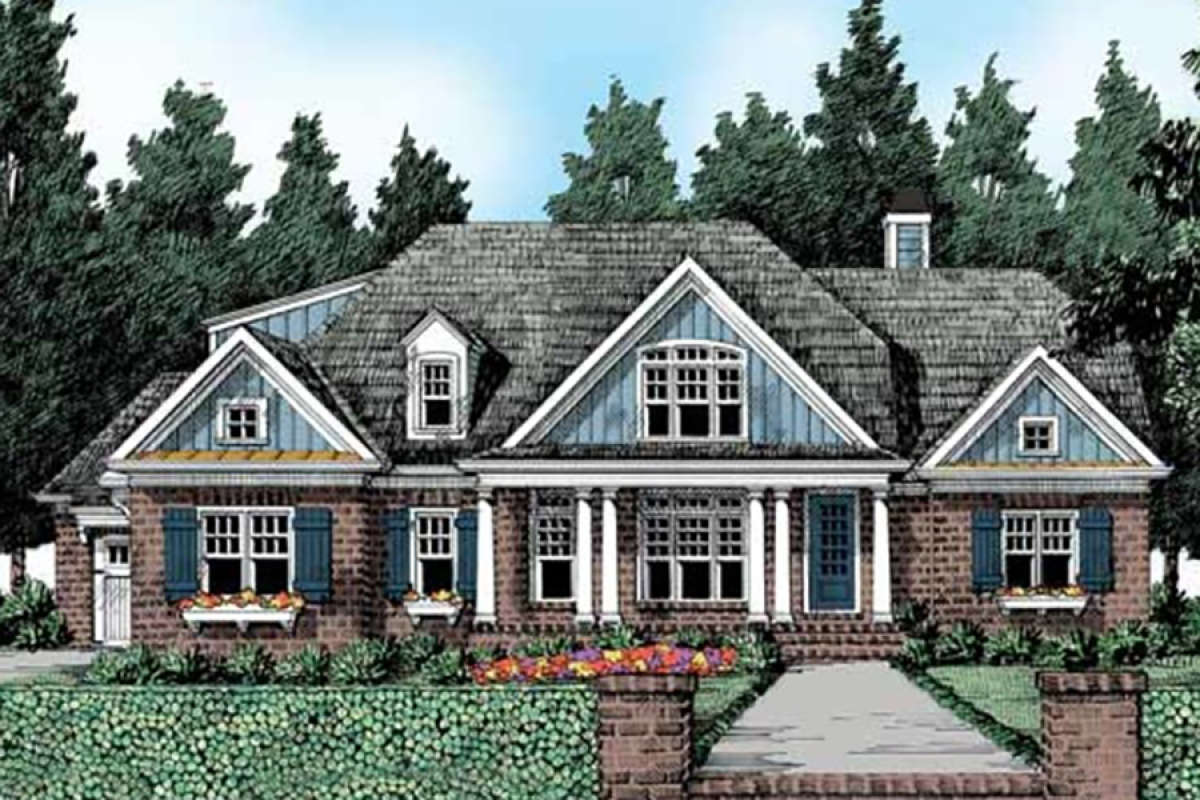 Traditional House Plan #8594-00270 Elevation Photo