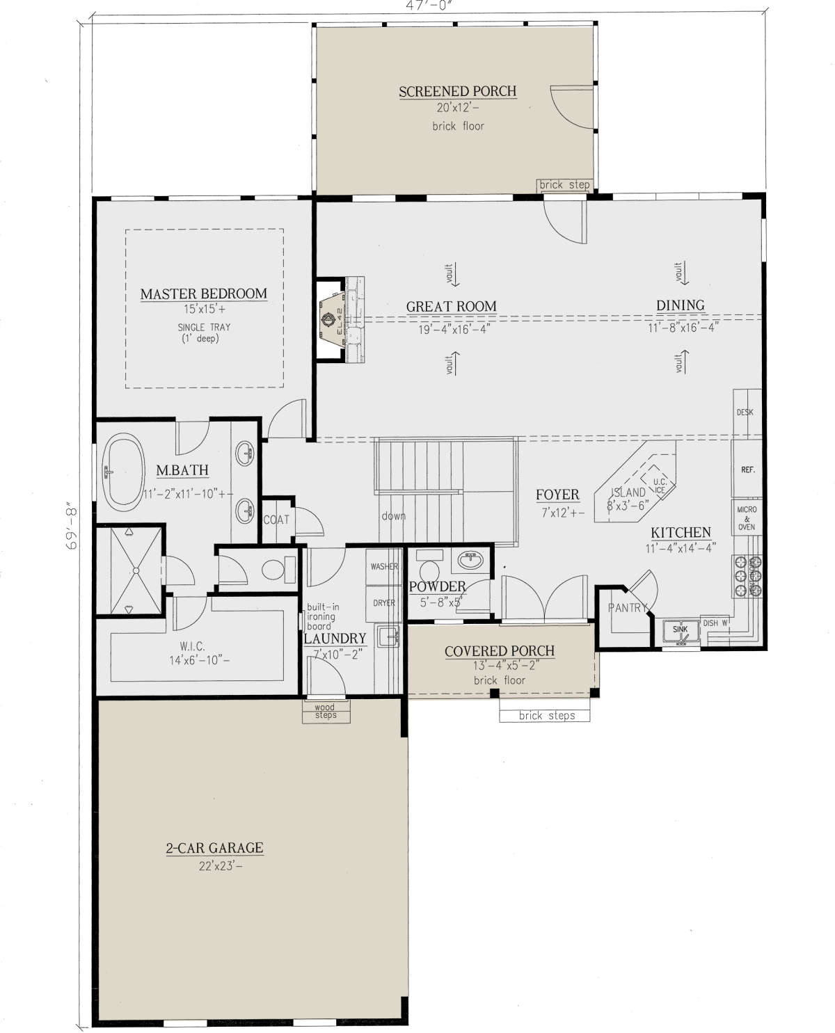 Main Floor for House Plan #286-00087