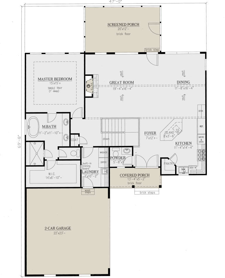 House Plan House Plan #21484 Drawing 1