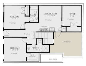 Basement for House Plan #286-00087