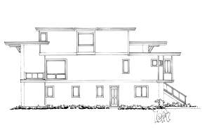 Contemporary House Plan #1907-00045 Elevation Photo