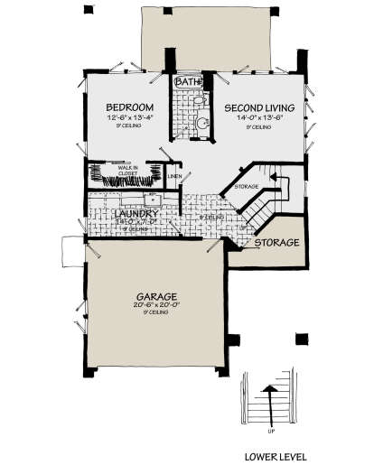 House Plan House Plan #21491 Drawing 1
